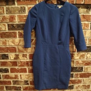 Blue Body Con Dress